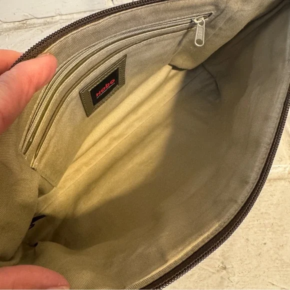 Hobo International Vintage Slim Olive Green Leather Shoulder Bag - Picture 12 of 14